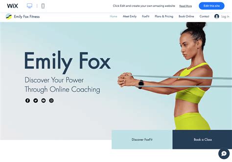 personal trainer website builder.